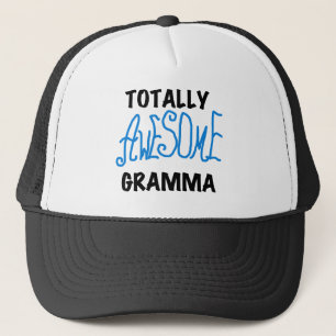 Total fantastische Gramma blaue T-Shirts Geschenke Truckerkappe