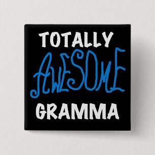Total fantastische Gramma blaue T-Shirts und Gesch Button
