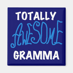 Total fantastische Gramma blaue T - Shirts und Magnet