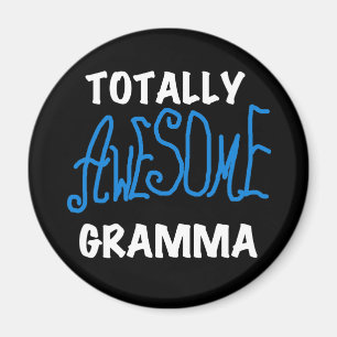 Total fantastische Gramma blaue T - Shirts und Magnet