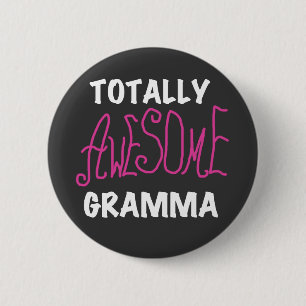 Total fantastische Gramma rosa T - Shirt-Geschenke Button