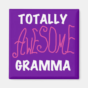 Total fantastische Gramma rosa T - Shirt-Geschenke Magnet