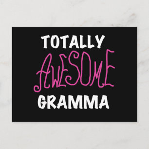 Total fantastische Gramma rosa T - Shirt-Geschenke Postkarte