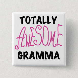 Total fantastische Gramma rosa T-Shirts Geschenke Button