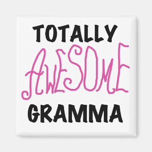 Total fantastische Gramma rosa T-Shirts Geschenke Magnet
