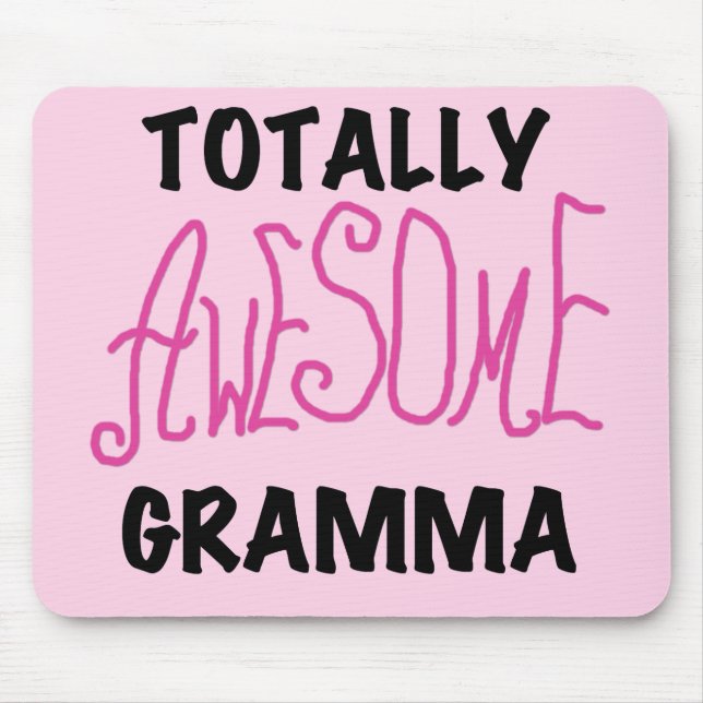 Total fantastische Gramma rosa T-Shirts Geschenke Mousepad (Vorne)