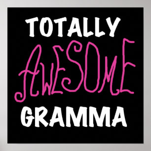Total fantastische Gramma rosa T-Shirts Geschenke Poster