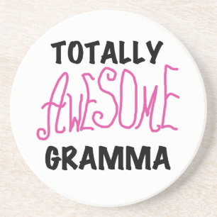 Total fantastische Gramma rosa T-Shirts Geschenke Sandstein Untersetzer