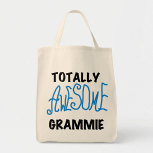 Total fantastische Grammie blaue T - Tragetasche
