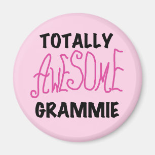 Total fantastische Grammie rosa T - Magnet