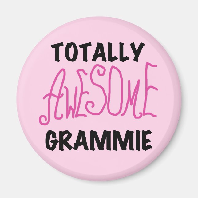 Total fantastische Grammie rosa T - Magnet (Vorne)