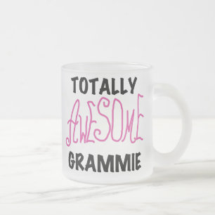 Total fantastische Grammie rosa T - Mattglastasse