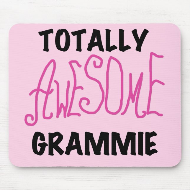 Total fantastische Grammie rosa T - Mousepad (Vorne)
