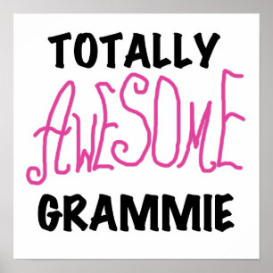 Total fantastische Grammie rosa T-Shirts Geschenke Poster