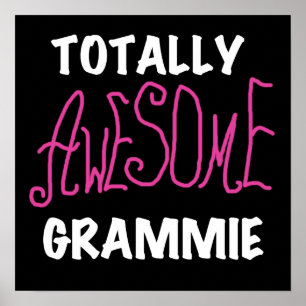 Total fantastische Grammie rosa T-Shirts Geschenke Poster