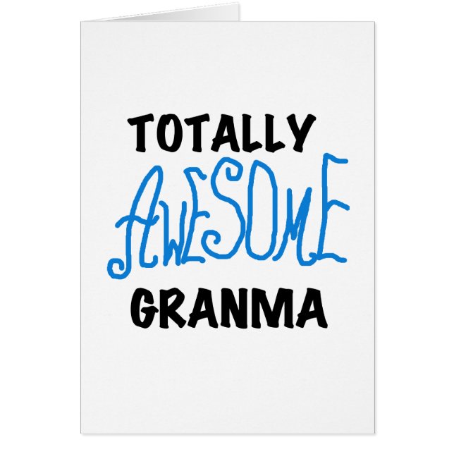Total fantastische Granma blaue T-Shirts Geschenke (Vorne)