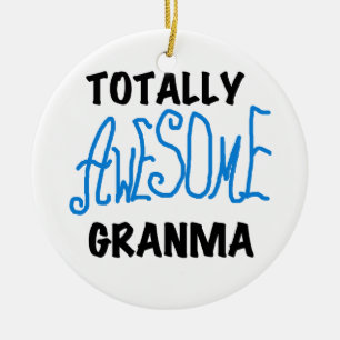 Total fantastische Granma blaue T-Shirts Geschenke Keramik Ornament