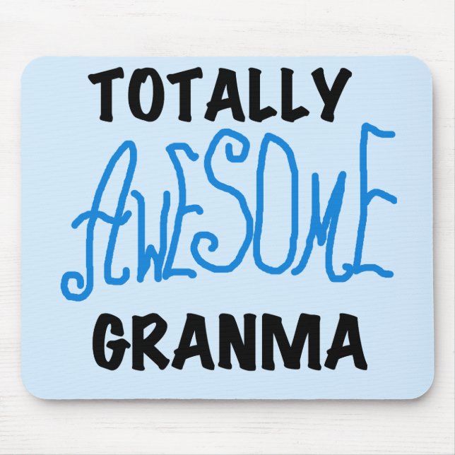 Total fantastische Granma blaue T-Shirts Geschenke Mousepad (Vorne)