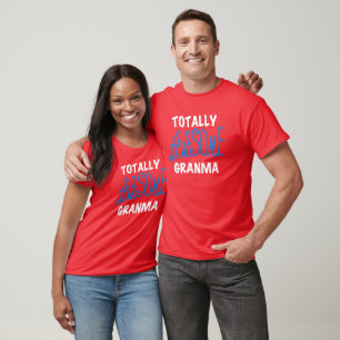 Total fantastische Granma blaue T - Shirts und