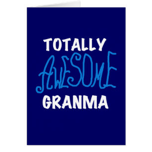 Total fantastische Granma blaue T - Shirts und