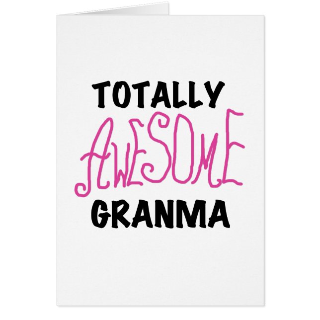 Total fantastische Granma rosa T-Shirts und (Vorne)