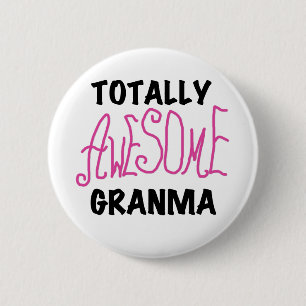 Total fantastische Granma rosa T-Shirts und Button
