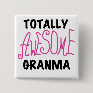 Total fantastische Granma rosa T-Shirts und Button