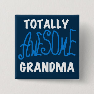 Total fantastische Großmutter-blaue T-Shirts und Button