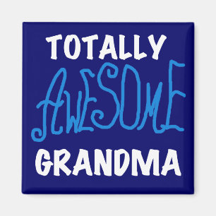 Total fantastische Großmutter-blaue T-Shirts und Magnet