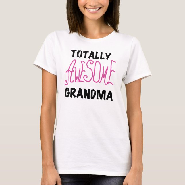 Total fantastische Großmutter - rosa T-Shirts und (Vorderseite)