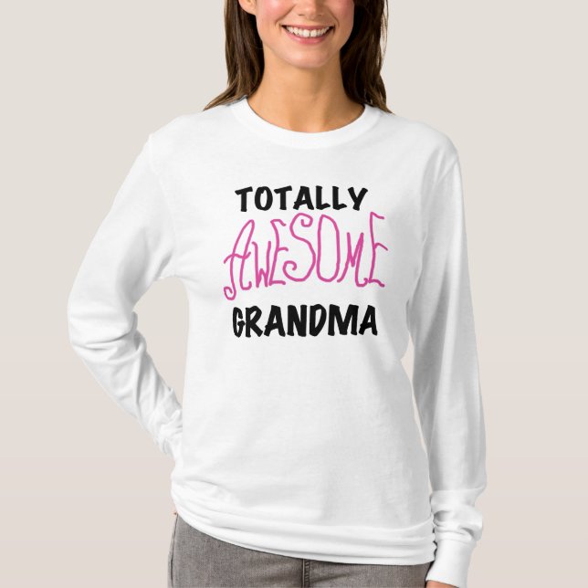 Total fantastische Großmutter - rosa T-Shirts und (Vorderseite)