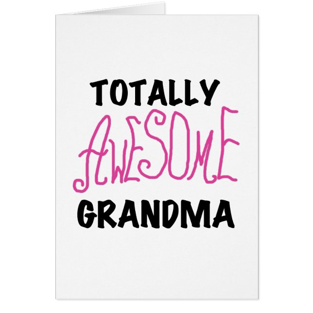 Total fantastische Großmutter - rosa T-Shirts und  (Vorne)