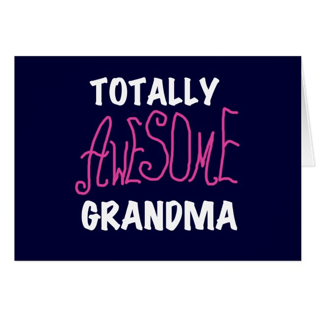Total fantastische Großmutter-Rosa-T-Shirts und Ge (Vorderseite (Horizontal))