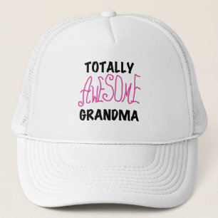Total fantastische Großmutter - rosa T-Shirts und Truckerkappe