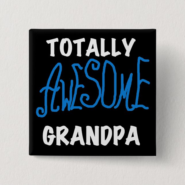 Total fantastische Großvater-T - Shirts und Button (Vorderseite)