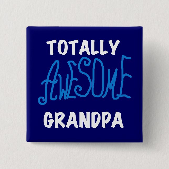 Total fantastische Großvater-T - Shirts und Button (Vorderseite)