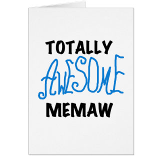 Total fantastische Memaw blaue T-Shirts und