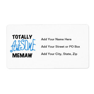 Total fantastische Memaw blaue T-Shirts und