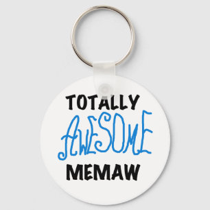 Total fantastische Memaw blaue T-Shirts und Gesche Schlüsselanhänger