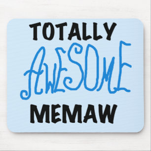 Total fantastische Memaw blaue T-Shirts und Mousepad