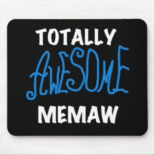 Total fantastische Memaw blaue T-Shirts und Mousepad