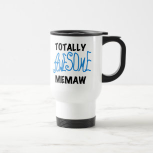 Total fantastische Memaw blaue T-Shirts und Reisebecher