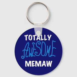 Total fantastische Memaw blaue T-Shirts und Schlüsselanhänger