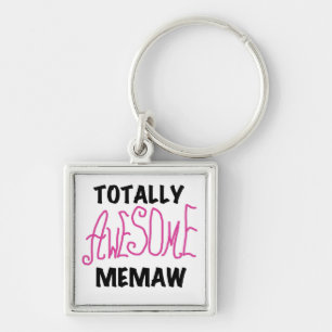 Total fantastische Memaw rosa T-Shirts und Schlüsselanhänger