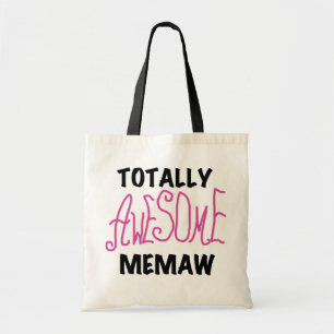 Total fantastische Memaw rosa T-Shirts und Tragetasche