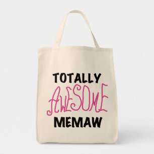 Total fantastische Memaw rosa T - Shirts und Tragetasche