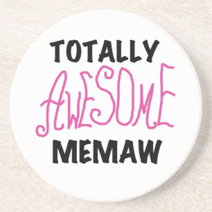 Total fantastische Memaw rosa T - Shirts und Untersetzer