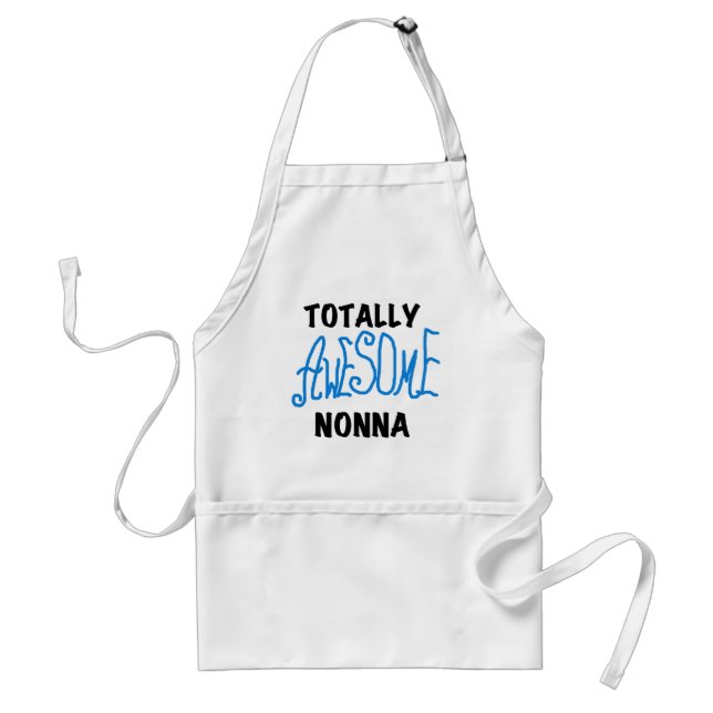 Total fantastische Nonna blaue T - Shirts und Schürze (Vorne)