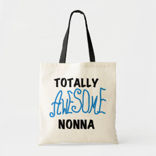Total fantastische Nonna blaue T - Shirts und Tragetasche