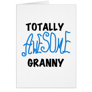 Total fantastische Oma-blaue T-Shirts und